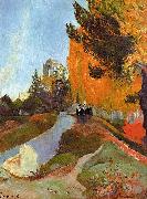 Paul Gauguin The Alyscamps at Arles Spain oil painting artist